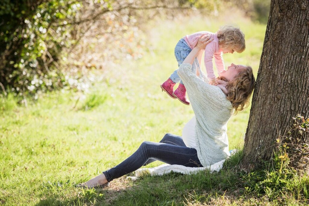 park, mother, girl, happy mothers day, mama, child, toddler, landscape, tree, pregnant, family, fun, baby, offspring, nature, mom, mum